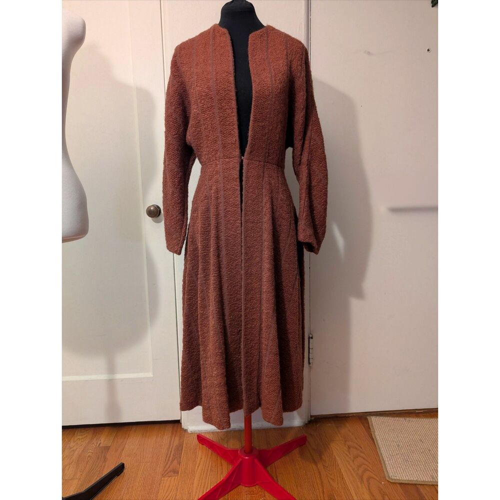 Wild Vintage-ish Really Warm Duster Coat from Italy!